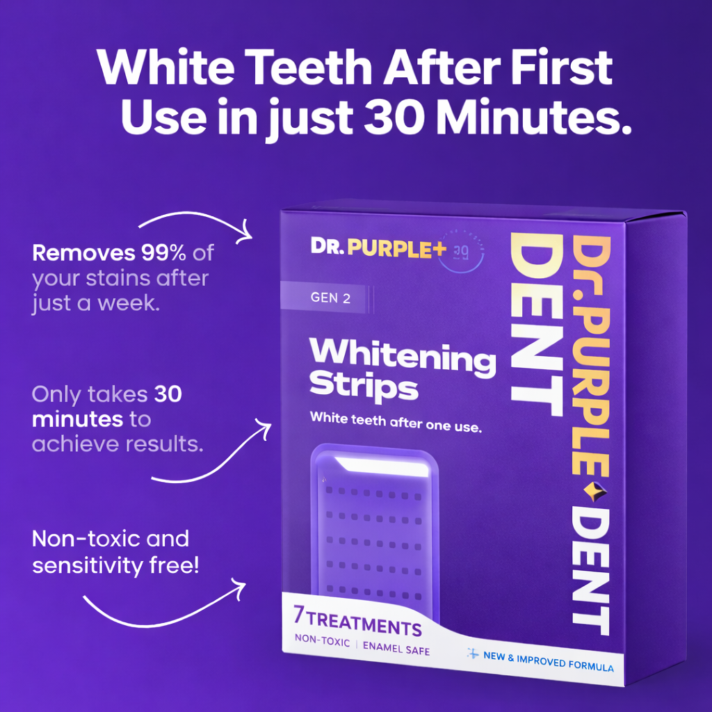 Dr. Purple Dent™ Teeth Whitening Strips